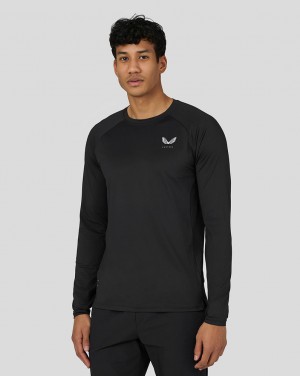 Castore Active Performance Long Sleeve T-Shirt Černé | NUHTDG-957