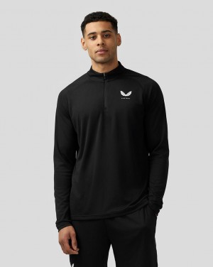 Castore Adapt Quarter Zip Top Černé | QLSXCE-159