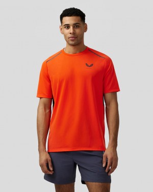 Castore Apex Aeromesh T-Shirt Oranžové | OIAXFY-749