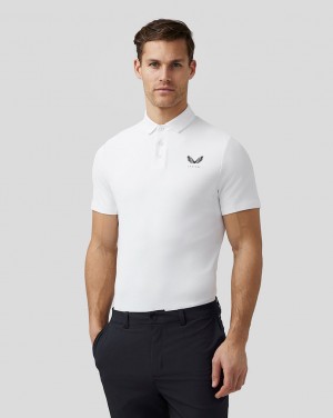 Castore Golf Essential Polo Bílé | AREQBS-031