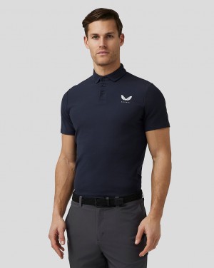 Castore Golf Essential Polo Tmavě Blankyt | GFERTD-971