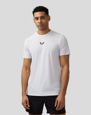 Castore Zone Ventilated Training T-Shirt Bílé | LPSCBX-350