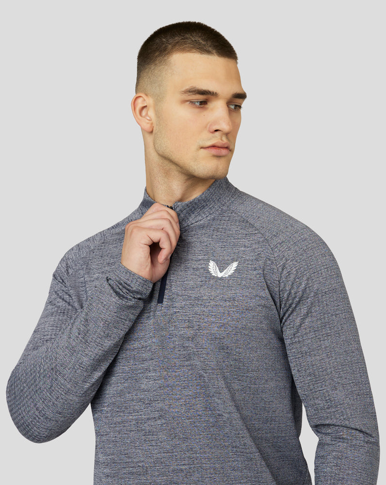 Castore Adapt Long Sleeve Standard Quarter Zip Top Tmavě Blankyt | UVXPTA-485