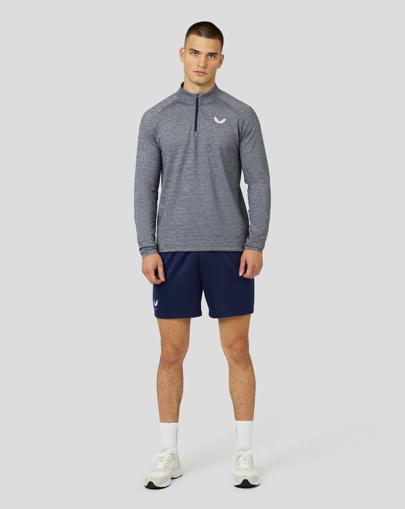 Castore Adapt Long Sleeve Standard Quarter Zip Top Tmavě Blankyt | UVXPTA-485