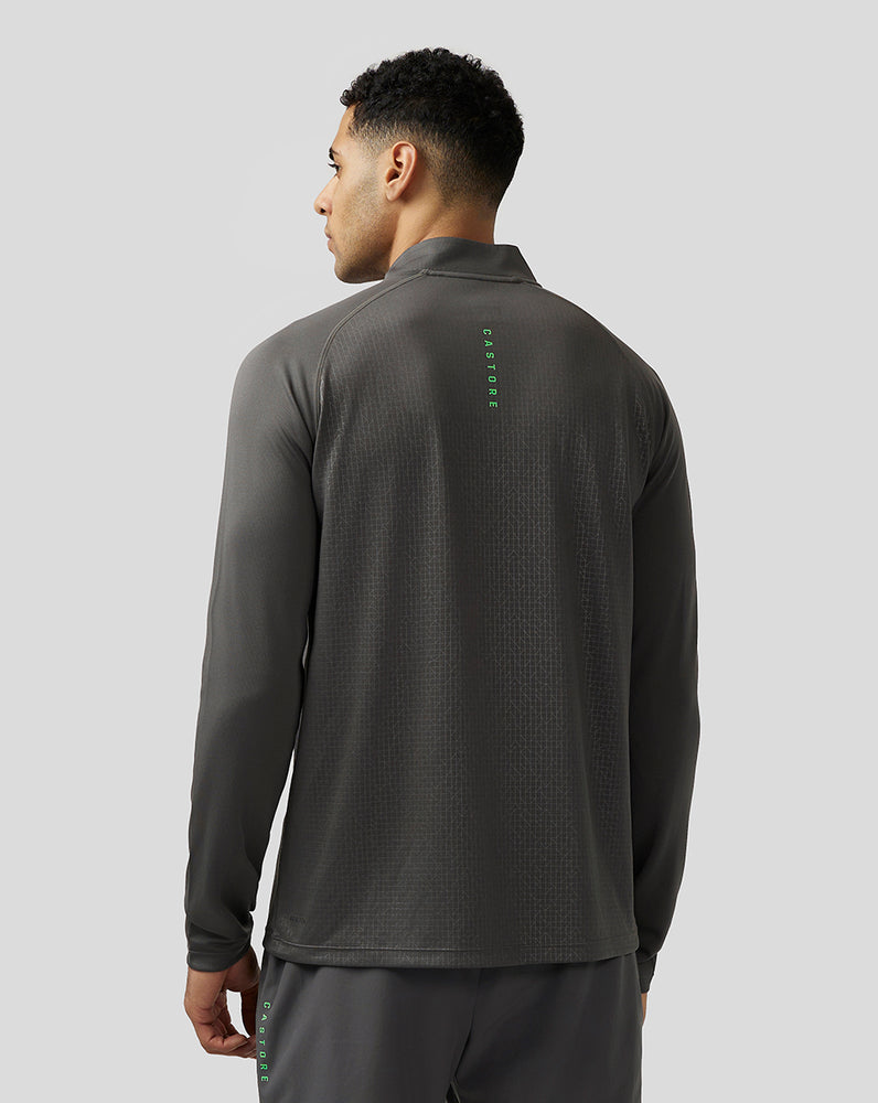 Castore Adapt Quarter Zip Top Gunmetal | FUPTNG-924