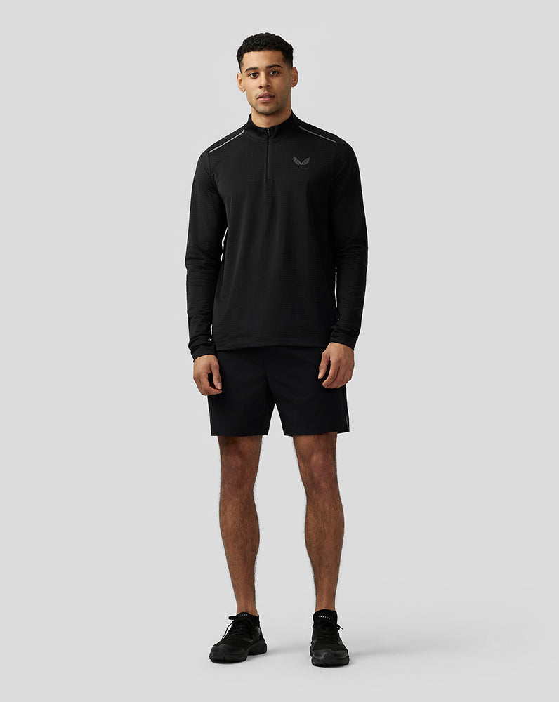 Castore Apex Aeromesh Quarter Zip Černé | NUACFR-175