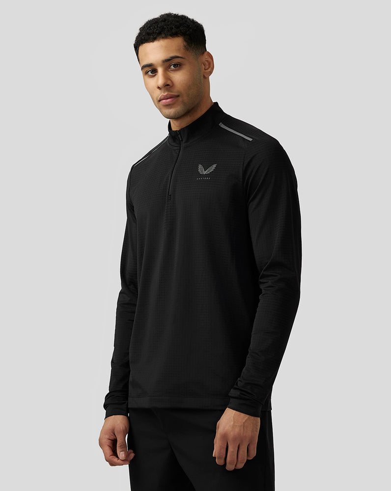 Castore Apex Aeromesh Quarter Zip Černé | NUACFR-175