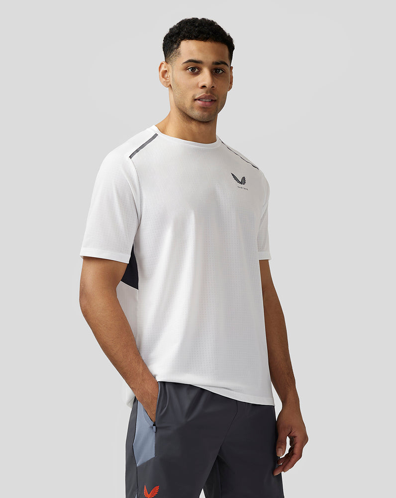 Castore Apex Aeromesh T-Shirt Bílé | TWEHMX-839