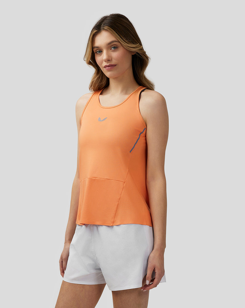 Castore Apex Lightweight Panelled Tank Top Oranžové | WLEMCQ-073