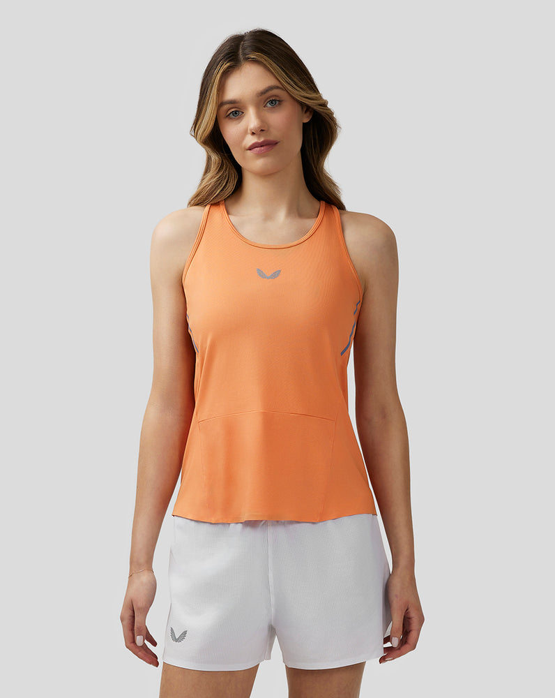 Castore Apex Lightweight Panelled Tank Top Oranžové | WLEMCQ-073