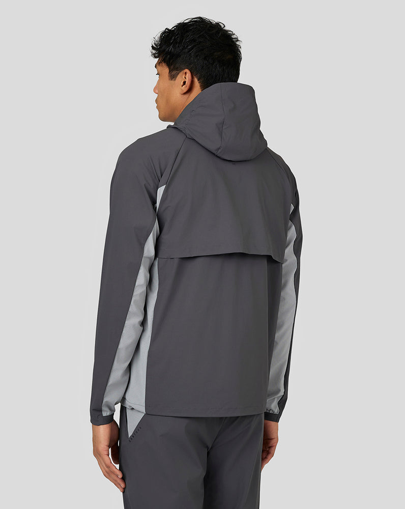 Castore Flex Woven Jacket Gunmetal | DNVIEB-690