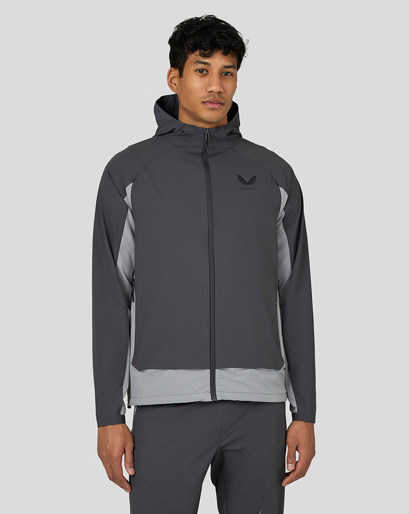 Castore Flex Woven Jacket Gunmetal | DNVIEB-690