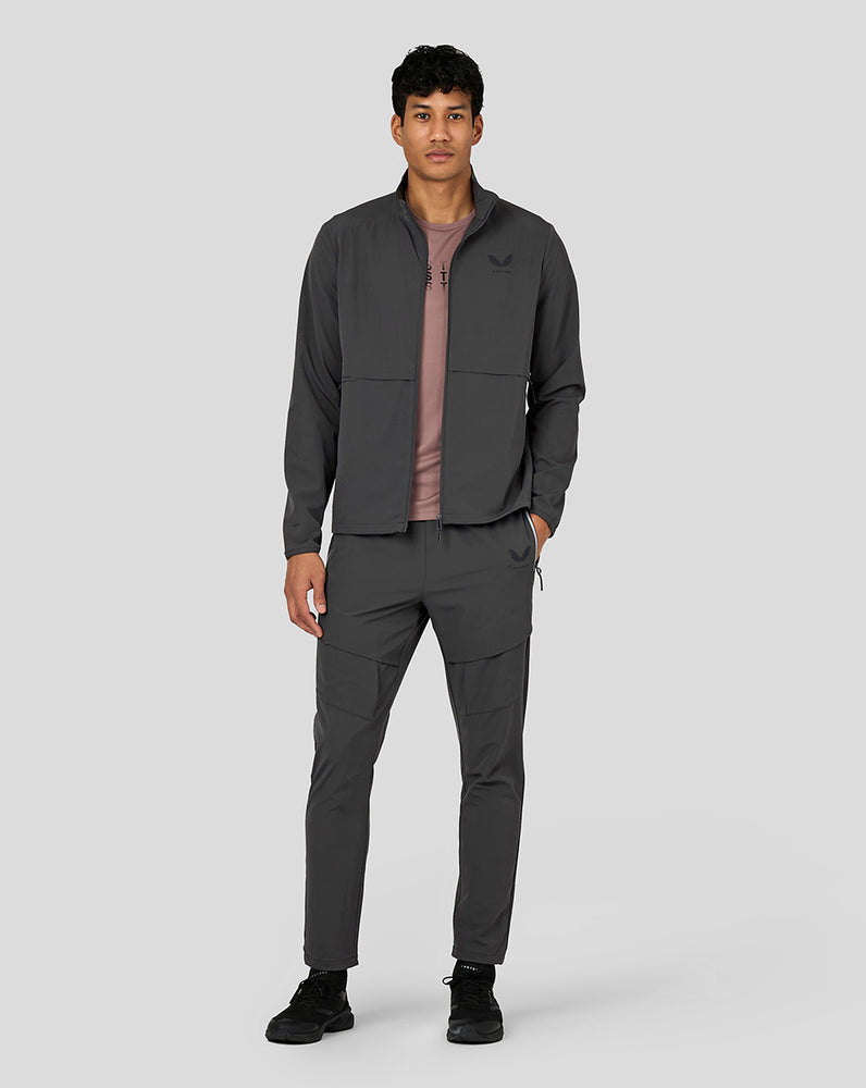 Castore Flex Woven Jacket Gunmetal | EHMQPG-976