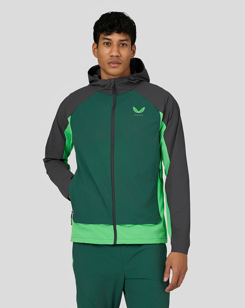 Castore Flex Woven Jacket Pine Grey/Green | BFTAZI-586