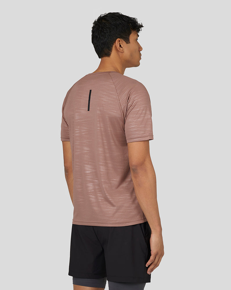 Castore Flow Short Sleeve Printed T-Shirt Peach Clay | MAUHKV-856