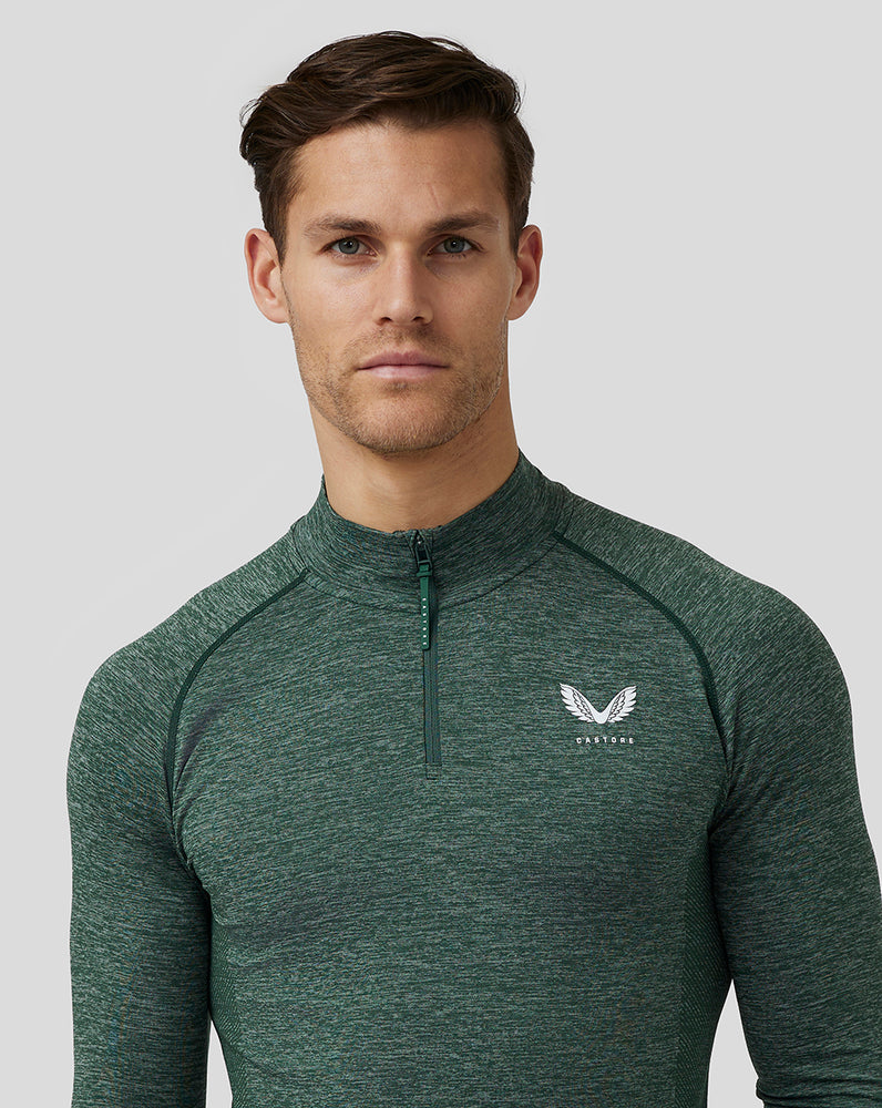 Castore Golf Body Mapped Seamless Quarter Zip Top Šedé | SPNMDQ-643