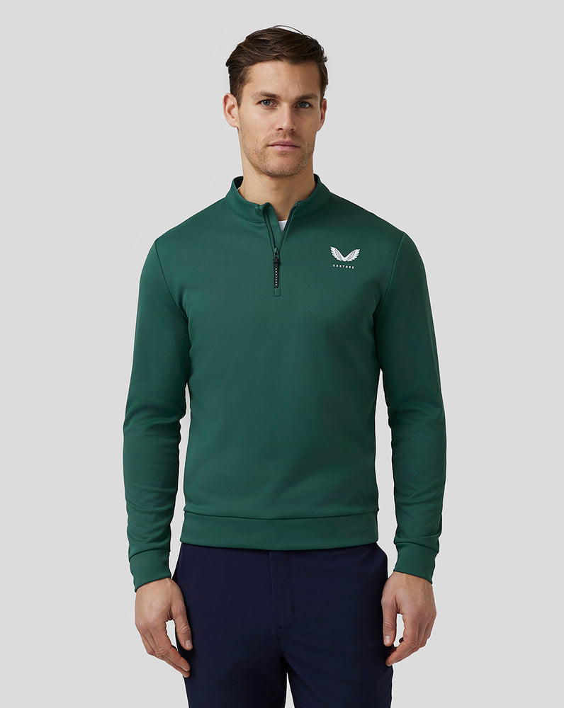 Castore Golf Club Classic Quarter Zip Top Zelene | XINMEL-823