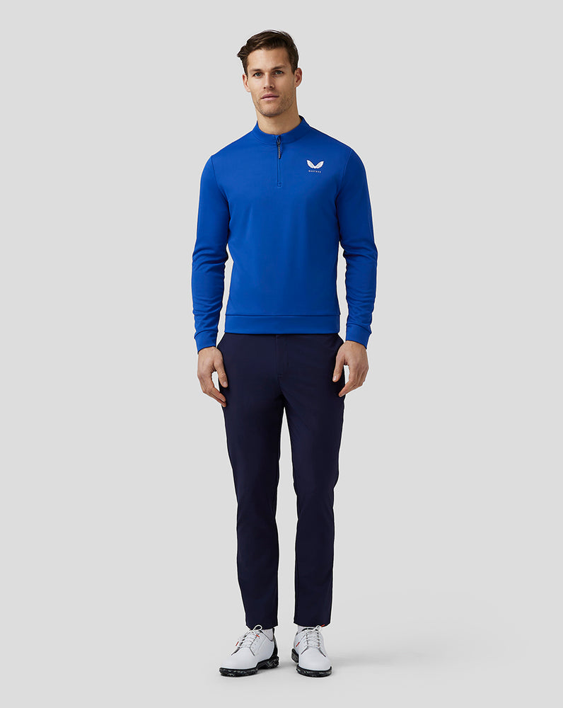 Castore Golf Club Classic Quarter Zip Top Královská Modrá Blankyt | HJNCVX-945