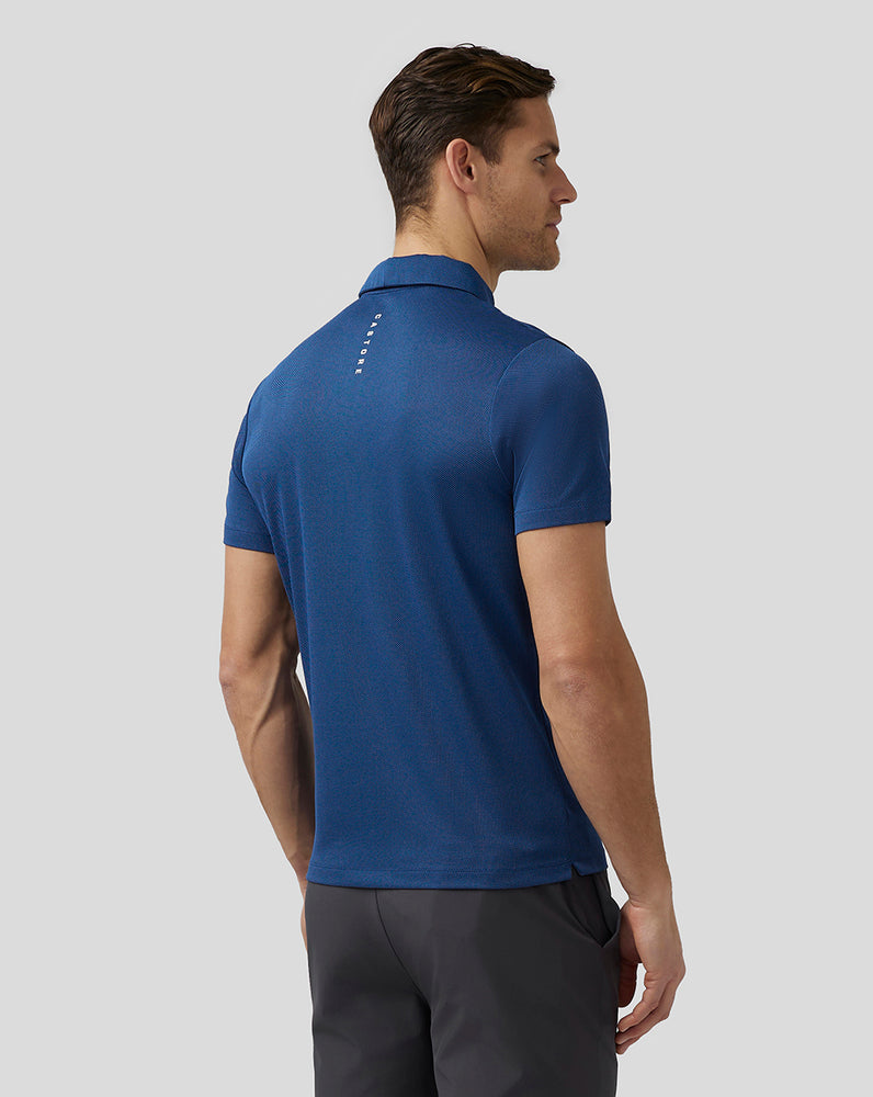 Castore Golf Engineered Knit Polo Tmavě Blankyt | LVKTZW-463