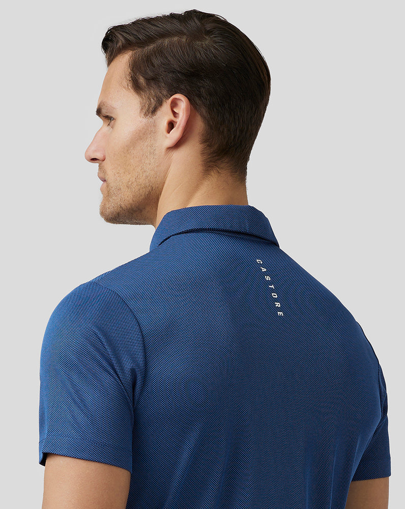 Castore Golf Engineered Knit Polo Tmavě Blankyt | LVKTZW-463