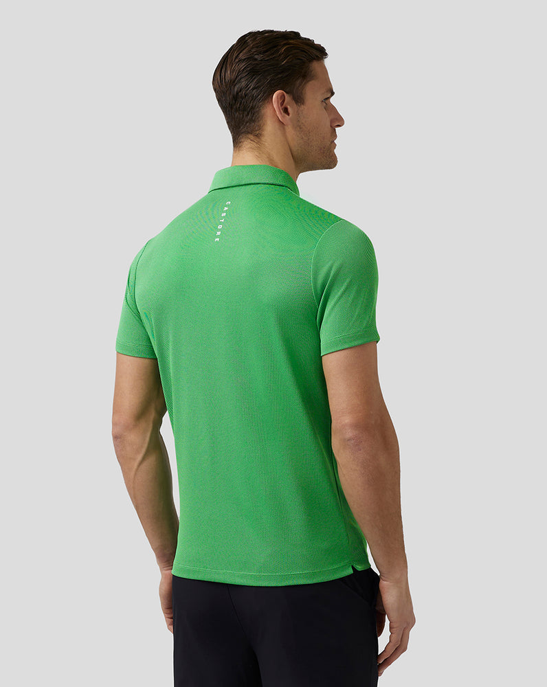 Castore Golf Engineered Knit Polo Zelene | UIGSAC-693