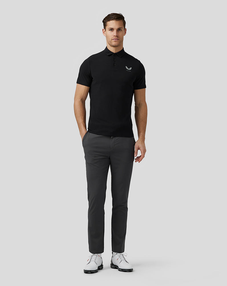 Castore Golf Essential Polo Černé | OLIMEH-039