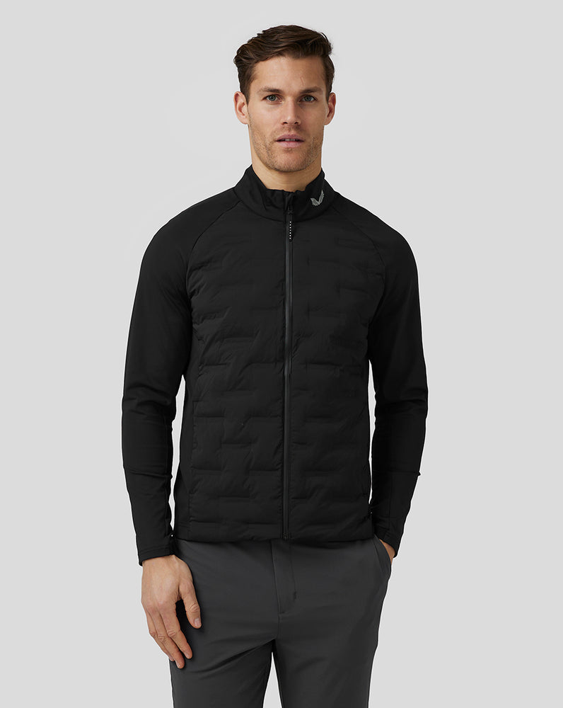 Castore Golf Hybrid Jacket Černé | MPIFWN-635