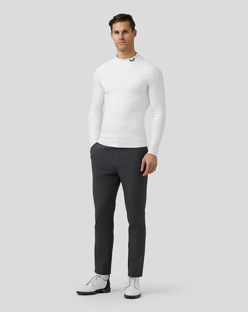 Castore Golf Long Sleeve Mock Neck Base Layer Bílé | FDWZAR-590