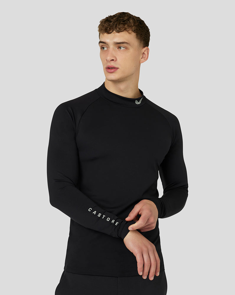 Castore Golf Long Sleeve Mock Neck Base Layer Černé | EKYJAQ-071