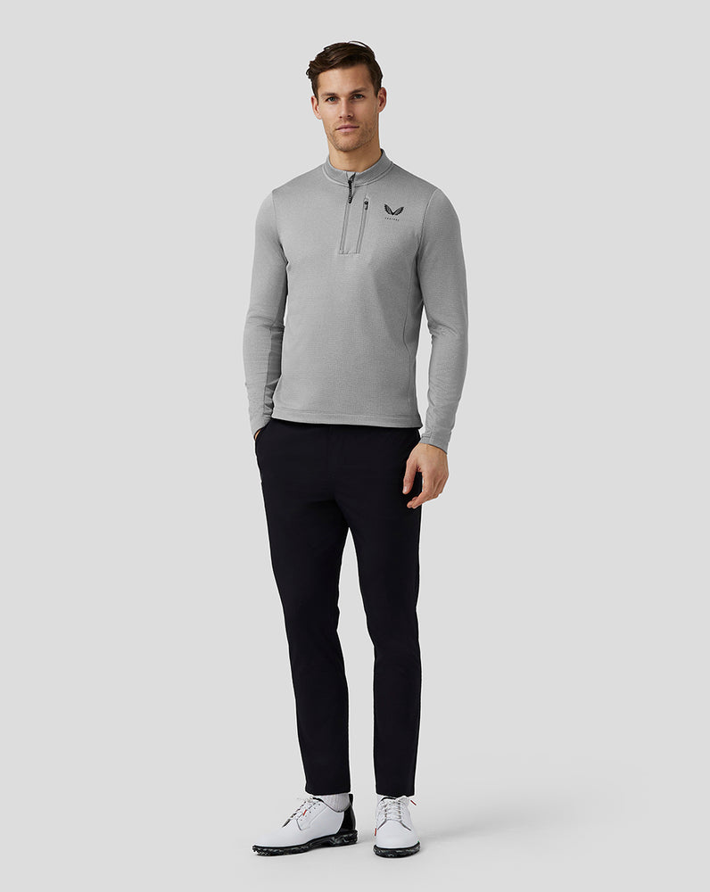 Castore Golf Pinnacle Tech Half Zip Top Steel | WEDZVR-156