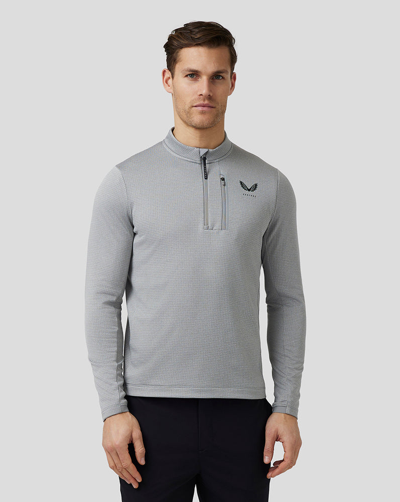 Castore Golf Pinnacle Tech Half Zip Top Steel | WEDZVR-156