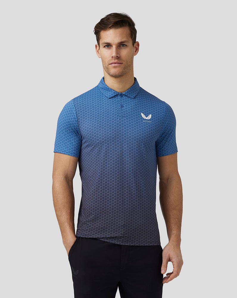 Castore Golf Print Polo Blankyt | BCRSOV-196