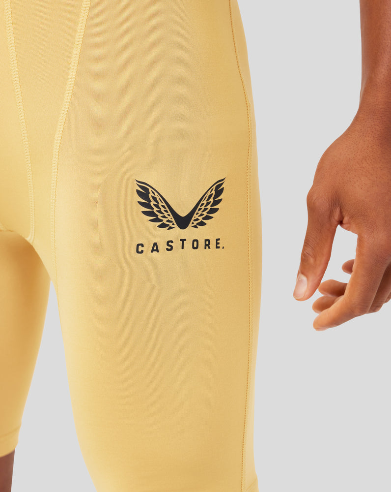 Castore Honey Gold Baselayer Shorts | SVNKCT-720