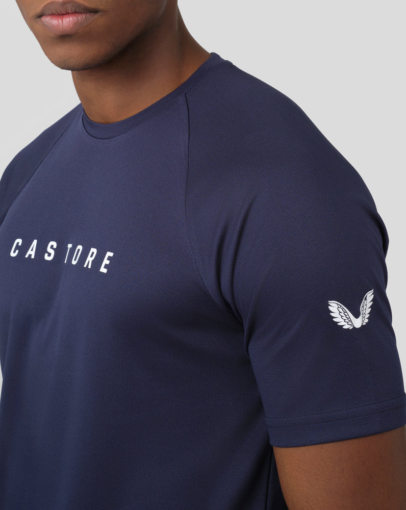 Castore Peacoat Short Sleeve Raglan T-Shirt | AQXZNI-671