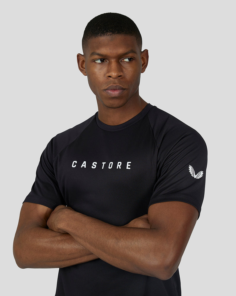 Castore Short Sleeve Raglan T-Shirt Černé | PQASNY-380