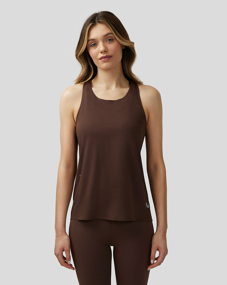 Castore Zone Breathable Performance Tank Hnědé | SNVGFT-158