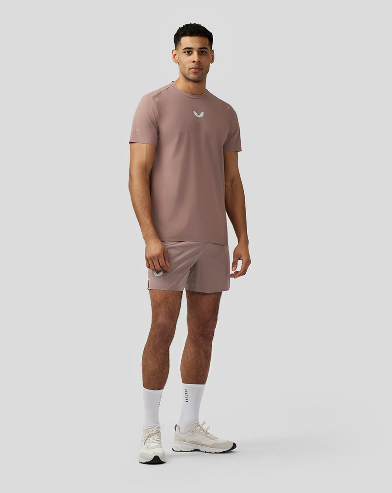 Castore Zone Ventilation 6” Training Shorts Peach Clay | JLSEVT-051